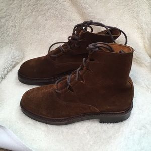 Polo By Ralph Lauren Brown Suede